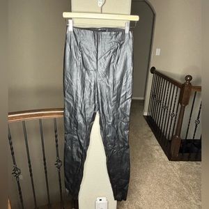 Asos Design Faux Leather Pants Women Size 6TALL